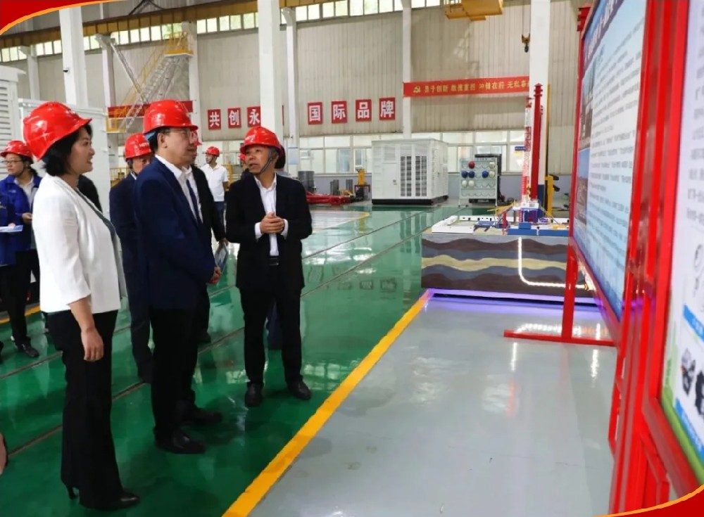 省工業(yè)和信息化廳黨委書記、廳長王素文一行蒞臨河北永明考察調(diào)研